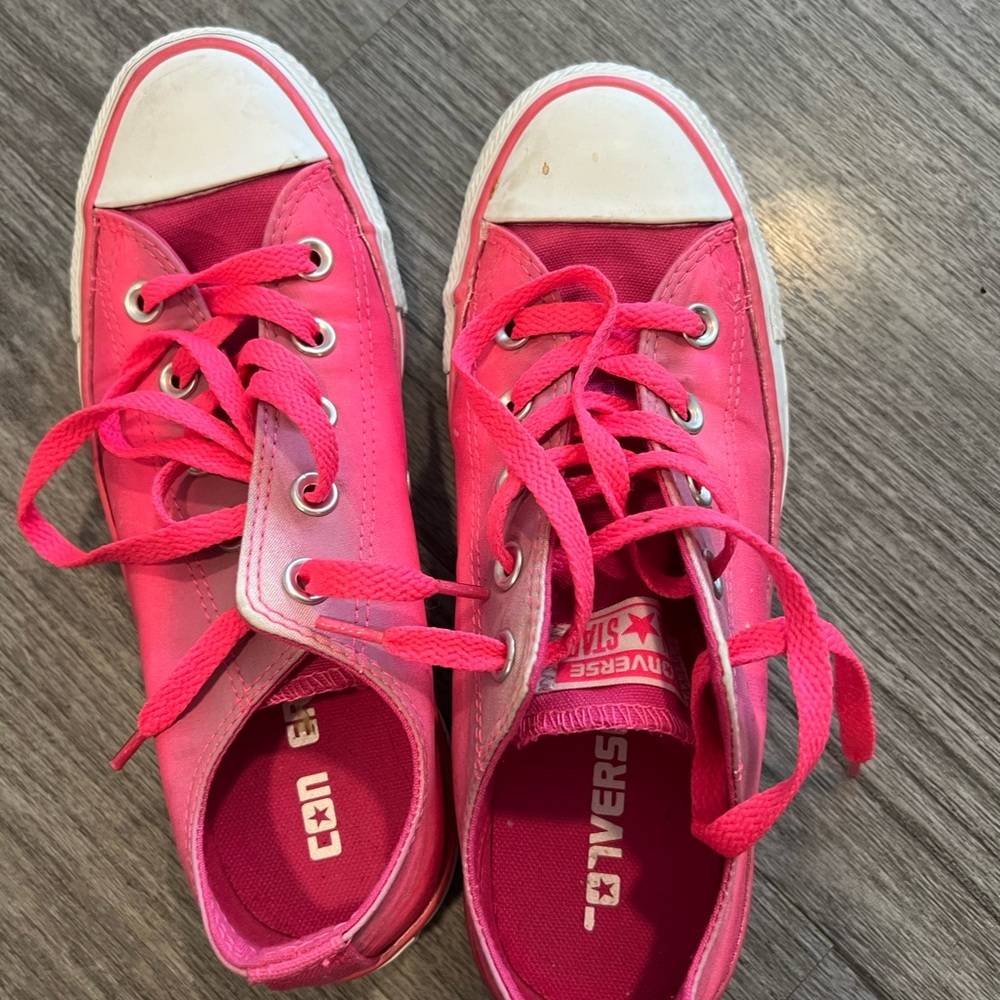 Converse Neon Pink women size 6 - Picture 2 of 6